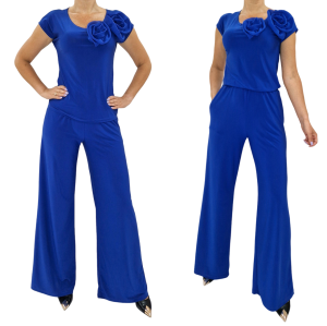 Elegancki  chabrowy koktajlowy komplet roz 36-56