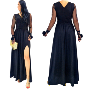 Elegancka wieczorowa sukienka maxi  glamour roz. 36-56