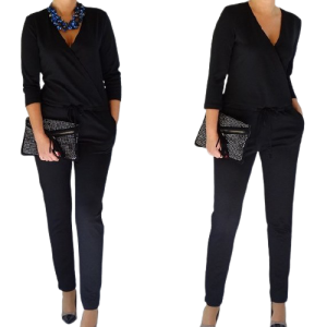 Kombinezon kopertowy glamour